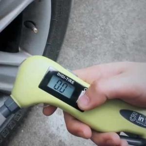 Multifunctional 8 IN 1 Car Tire Pressure Gauge Tire Tester for Car Truck Bike LED Digital Display